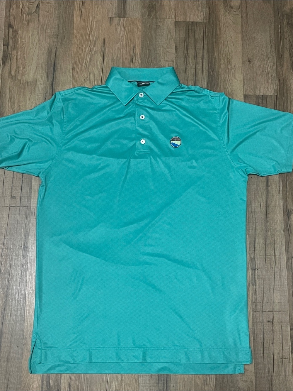 FootJoy FJ Men's M Teal Performance Stretch Golf Polo Embroidered Logo
